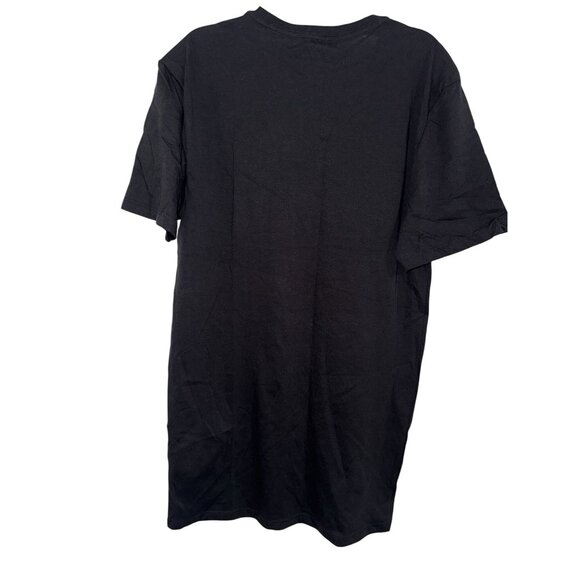 Lacoste Classic Solid Black Cotton Crew Neck TShirt Minimal Design Everyday Wear - Picture 5 of 7
